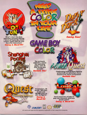 Nintendo Game Boy Color 1999 Print Ad Looney Tunes Power Quest Quest Logical picture