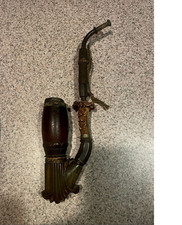 Antique German/Austrian Hunting Pipe (Jagdpfeife) with Stag Antler Shank picture