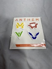 Anthem Enamel Pin Set - Gamestop Exclusive Promotional - Bioware/EA Games Pins picture
