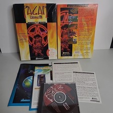 Ultima VIII 8 Pagan Origin CD ROM Disc Speech Pack DOS PC 1994 Big Box picture