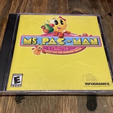Ms. Pac Man Quest for the Golden Maze PC 2001 CD-ROM Game Factory Sealed picture