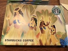 Starbucks Card Hawaii State Hula Paradise 2004 Collectable Gift Card with sleeve picture