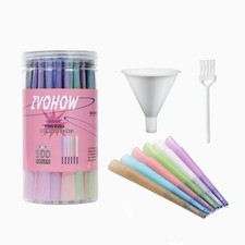 Colorful Pre Rolled Cones 108mm King Size Pre Rolling Paper 100 Pack Wholesale picture