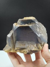 1.4kg Natural Blue Fluorite Crystal Specimen Mineral From Balochistan picture