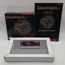 Capcom Wizardry V: Heart of the Maelstrom SNES CIB Complete In Box picture