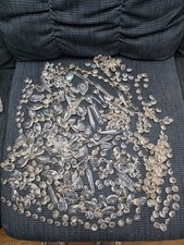 ***MASSIVE VINTAGE CHANDELIER CRYSTAL LOT PARTS*** picture