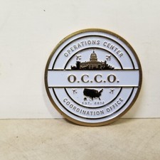 The Calm In The Chaos FBI Operations Centers Coordination Office, Challenge Coin picture