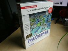 Free Enterprise PC Game (1996) - ULTRA RARE [PC Big Box & Complete] picture