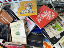 LOT Of 10 Random VINTAGE to NOW MATCHBOOKS W/MATCHES picture