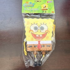 SPONGEBOB SQUAREPANTS 2002 BATH SPONGE WITH HOLDER SEALED VINTAGE COLLECTIBLE picture
