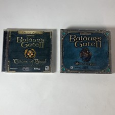 Baldur's Gate II Shadows of Amn + Throne of Bhaal PC CD Bundle Good picture