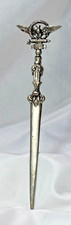 Vtg G. Vivaldi Letter Opener ROMA SPQR Roman Eagle Paper Knife Made In Italy picture