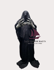 ZAIN Nazgûl Witch-King Armor Costume: Black Rider Halloween Cosplay Robes picture