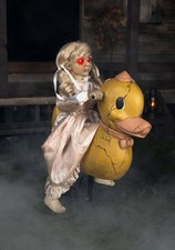 2.8FT Rocking Duck Doll Animatronic Decoration picture