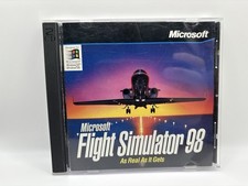 Microsoft Flight Simulator 98 + World of Flight 2 Disc CD Set - PC CD-Rom picture