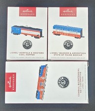 2026 Hallmark Keepsake Lionel Train Ornaments - 3 Brand New Ornaments L@@K NIB picture