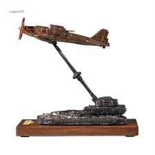 Russian IL-2 Sturmovik Copper Plane Model Home Office Display Collectors Gift picture