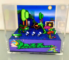 Jazz Jackrabbit - 3D Cube Handmade Diorama - VideoGames - Shadowbox picture