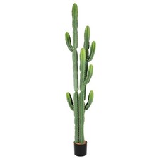 Nafresh UV-Resistant Artificial Fake Cactus Plants 7ft – Large Faux Cowboy picture