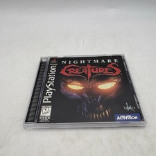 Nightmare Creatures Sony PlayStation 1 PS1 BL Complete w/ Manual CIB Tested picture