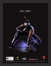 Ninja Gaiden Black Xbox 2003 Promo Game Ad Art Print Wall Poster - Glossy picture