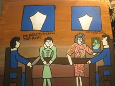 HENRY HILL GOODFELLA MOB ART IN MOMS KITCHEN ON CANVAS 18 X 22 VERY NICE picture