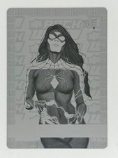 2020-21 Upper Deck Marvel Annual Spider-Woman Black Printing Plate picture