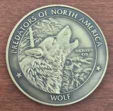North American Hunting Club: Predators of North America Coin - Wolf picture