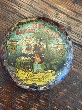 McCormick & Co B Brand Ceylon Tea Tin Baltimore USA Round Lithographed picture