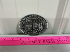 HESSTON 2018 National Finals Rodeo NFR Wrangler adult belt buckle picture
