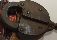 Vintage Obsolete Western Maryland Ry Switch Padlock Marked:  WM Ry picture