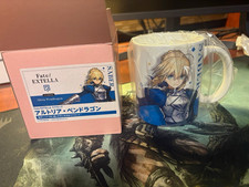 Fate/EXTELLA Saber Altria Pendragon Ceramic Mug 11 fl oz White/Blue 2016 picture
