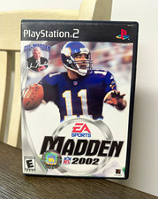 EA Sports Madden NFL 2002 PS2 NTSC-U/C Complete w/ Manual E Rated 2001 picture