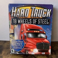 Hard Truck 18 Wheels Of Steel PC CD Rom Game-Very Rare Vintage New Sealed In Box picture