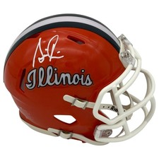 Simeon Rice Autographed Illinois Fighting Illini (Speed) Mini Helmet - JSA picture