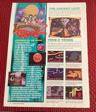 Lemmings 2 Nintendo Print Ad Poster Art 8”x 10.5” Vintage Vtg Rare Colorful picture