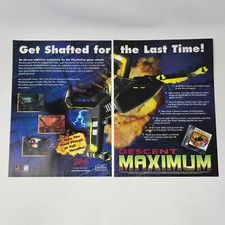 Descent Maximum PlayStation 1 PS1 Get Shafted Print Ad/Poster Art picture