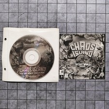 Chaos Island The Lost World Jurassic Park CD ROM PC Game Windows 95 - w/Manual picture