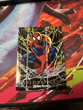 MARVEL MASTERPIECES SPIDER-MAN JOE JUSKO UN-NUMBERED PROMO CARD SKYBOX 1992 picture
