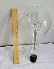 VINTAGE Huge GE Mazda 1500 Watt 13” Tall Light Bulb 1 1/2