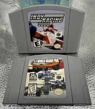 Indy Racing 2000 + F-1 World Grand Prix for Nintendo 64 N64 - Tested Authentic picture