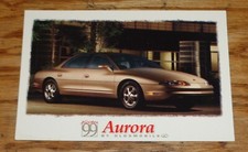 Original 1999 Oldsmobile Aurora Postcard 99 picture
