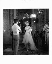 Sophia Loren John Gavin take their places shooting of film A Breat- Old Photo picture