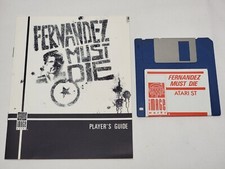 Fernandez Must Die Atari ST Game Disk & Instruction Booklet army shooter 1988 picture