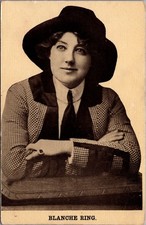 Blanche Ring The Wall Street Girl Garrick Theatre New York Postcard c1912 picture