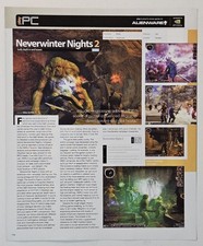 Neverwinter Nights 2 Obsidian Atari Vintage PC Game Magazine Review Print 2006 picture