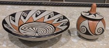 Tohono O'odham Seed / Trinket Vessel And Plate by Angea picture