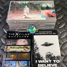 THE X-FILES SEASON 1 72-CARD SET WIDE/SHOWCASE +BONUS AND WRAPPER TOPPS 1997 picture