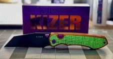 SOLD OUT -Kizer/White Mountain Knives Exclusive Halloween Wharning  Glow Micarta picture