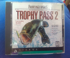 Sierra Front Page Sports Trophy Bass 2 PC CD-ROM Sports Fishing Game K-A picture